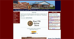 Desktop Screenshot of post770.com